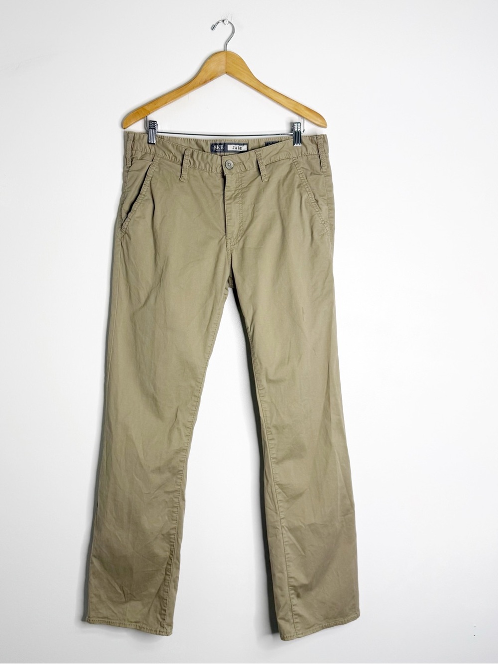 BKE Jake Men’s Khaki Pants 34R Straight Leg Stretch Casual Chino